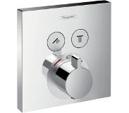 Hansgrohe showerselect afbouwdeel voor inbouw douchethermostaat zonder uitloop, met omstelling, chroom