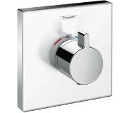 Hansgrohe Showerselect Highflow thermostatische inbouw douchekraan glanzend chroom en wit