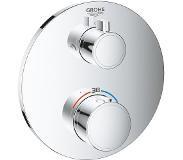 GROHE Grohtherm thermostatische inbouw douchekraan - Douche/Bad omstelling - Chroom