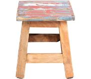 Rootsmann Houten Krukje | Mixkleur Hout