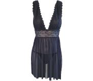 Christine le Duc Babydoll & String Lieve - S/M - Zwart