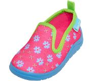 Playshoes Pantoffel Bloemen Roze | Maat: 22/23