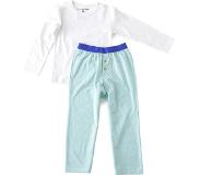 Little label Jongens Pyjamaset - groen,blauw - Maat 98-104 / 4Y