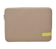 Case Logic Reflect - Laptophoes / Sleeve - 15 inch - Taupe/sun lime