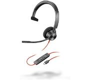 Poly Blackwire 3310, BW3310 USB-C - Bedrade mono headset met USB-C.
