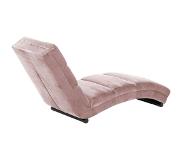 24Designs Relax Fauteuil Sneaky Velvet - Poederroze Fluweel
