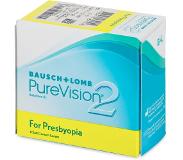 Bausch & Lomb +0,25 PureVision 2 For Presbyopia - 6 pack - Maandlenzen - Contactlenzen