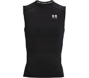 Under Armour HealGear Armour Comp Sleeveless Shirt Men, zwart/wit M 2023 Hardloopshirts