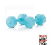 Gymstick Active Vinyl Dumbbells - Met Online Trainingsvideo's - 2 x 3 kg