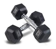 Body-solid Hexagon Rubber Dumbbell - per Paar
