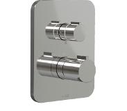 Blaufoss Smartbox Softline thermostatische inbouw douchekraan 2 functies glanzend chroom