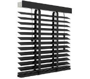 Decosol 947 Horizontale Jaloezie Hout Zwart Mat 160x180cm