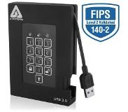 Apricorn Padlock Fortress - FIPS validated, 1TB USB 3.0