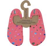 SLIPSTOP Betty - zuurstok roze met hartjes
