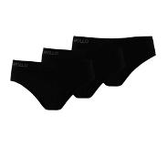 Apollo ondergoed Seamless Briefs dames katoen zwart 3 stuks