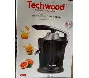 Techwood - Elektrische - Citruspers - persarm - zwart rvs