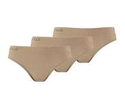 Apollo ondergoed Seamless Briefs dames katoen nude 3 stuks