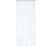 Relaxdays Draadgordijn zilver - draadjesgordijn - deurgordijn - slierten gordijn venster - 90x245cm