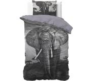 Royal Textile | Dekbedovertrekset Elephant Mansion katoen grijs 220x140 cm dekbedovertreksets | NADUVI