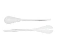 Zak!Designs Zak Designs Mono Saladebestek - Set van 2 Stuks - 30 cm - Wit