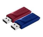 Verbatim 49327 USB flash drive 32 GB USB Type-A 2.0 Blauw, Rood