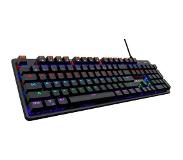 The G-Lab Keyz Carbon V3 toetsenbord USB AZERTY Frans Zwart