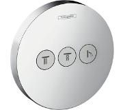 Hansgrohe showerselect s inbouwmengkraan afbouwdeel, chroom glans, met 3 stopkranen