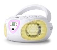 Auna Roadie CD Boombox FM-radio lichtshow cd-speler Bluetooth 5.0