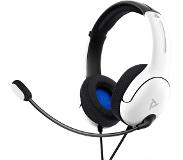 PDP LVL40 Wired Stereo Headset for PS4 and Playstation 5 White