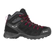 Salewa Alp Mate WP Mid Shoes Women, zwart/roze 2022 UK 7,5 | EU 41 Trekking- & Wandelschoenen