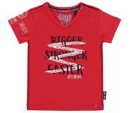 Quapi baby T-shirt met print Rhon rood Rood 62