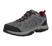 Columbia Redmond III Waterproof Shoes Men, grijs/rood 2022 US 8 | EU 41 Trekking- & Wandelschoenen