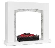 Klarstein Studio Frame II schouw + Kamini inbouwsfeerhaard MDF klassiek design