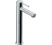 Nemo Spring Sirolo wastafelmengkraan eengreeps verhoogd eengats montage met vaste bek chroom met keramische schijven 57lmin 145320PVMK#CCCC