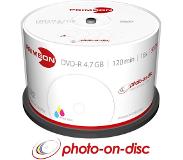 Primeon | DVD-R | 4.7 GB | Inkjet Printable | 50 Stuks