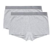 Ten Cate shorts light grey melee 2 pack maat 146/152