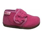 Naturino velcro bloempje vilten pantoffel Lullaby roze mt 22