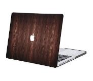 IMoshion Design Laptop Cover MacBook Pro 15 inch Retina - Dark Brown Wood