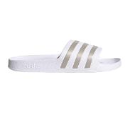 Adidas slippers Adilette - UK 10 (maat 44,5) - wit/zilver