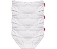 Claesen's Meisjes 2-pack Onderbroek - White Embroidery - Maat 140-146