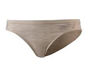 Icebreaker Siren Bikini Slip Dames, beige XS 2021 Base Layer korte onderbroeken