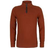 Indian blue jeans Meisjes shirt rib rits - Camel bruin