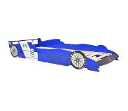 vidaXL Kinderbed raceauto blauw 90x200 cm