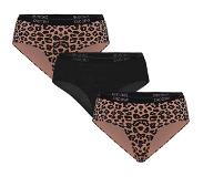 Zaccini Short Leopard | Maat: XS | Kleur: Oranje/Print