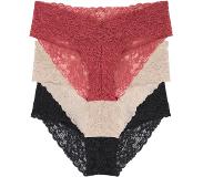 Dorina Dames slip 3-pack Kant - Lana - XL