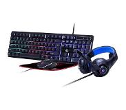 Gembird Gaming set | Gembird (Muis, Toetsenbord, Muismat, Headset, RGB)