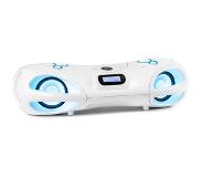 Auna Spacewoofer DAB boombox cd speler DAB+ FM bluetooth afstandsbediening led