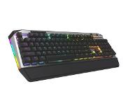 Patriot Viper V765 toetsenbord USB QWERTY Brits Engels Zwart, Zilver