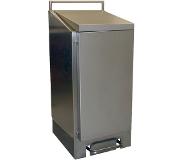 Dutch Bins RVS afvalzakhouder 120 liter AVZH 120 E