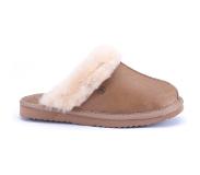 Warmbat Pantoffel Warmbat Women Lismore Leather Tan-Schoenmaat 37